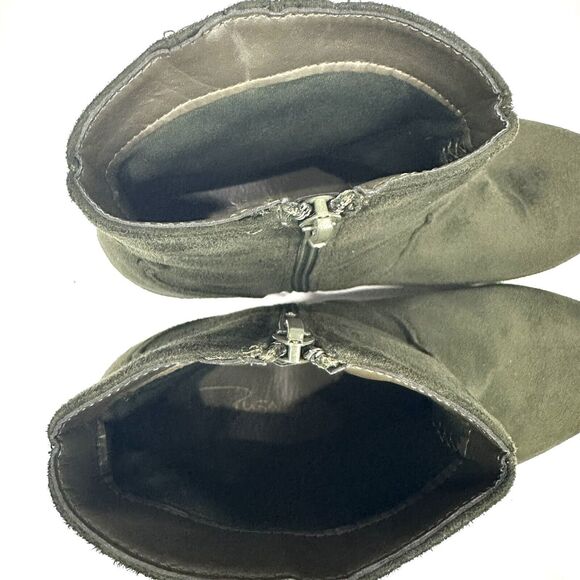 Modern Rush Womens Faux Suede Heel Ankle Booties Sz 8.5 - Picture 8 of 11
